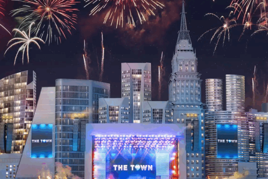 Pessoas curtindo o festival The Town 2025 no Autódromo de Interlagos, em São Paulo.